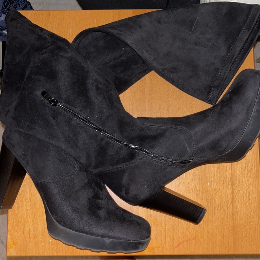 Cute suede boots
